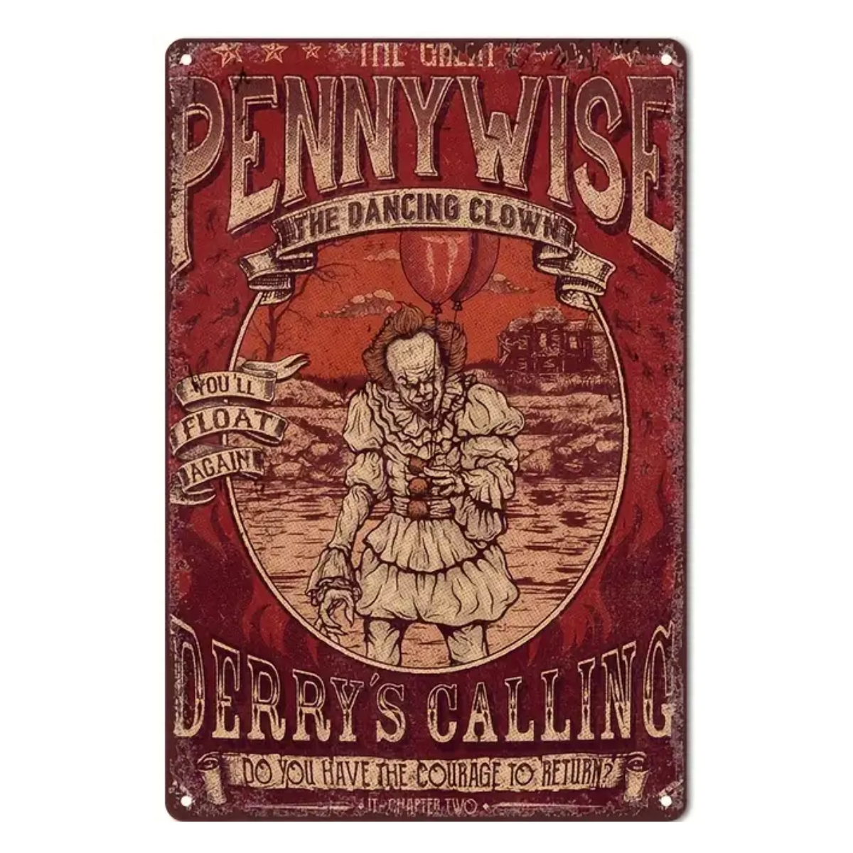 PENNYWISE (TIN SIGN)