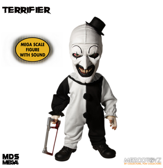 TERRIFIER ART THE CLOWN 15 INCH MDS MEGA SCALE FIGURE WITH SOUND