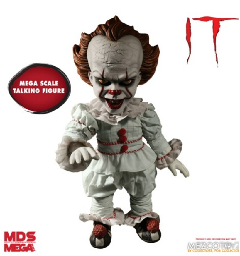 IT 2017 PENNYWISE 15 INCH MDS MEGA SCALE FIGURE WITH SOUND